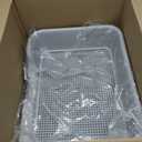 [DogCharge] Indoor Dog Potty Tray with Protection Wall Every Side for No Leak, Spill, Accident - Keep Paws Dry and Floors Clean (Tray Only, Grey)