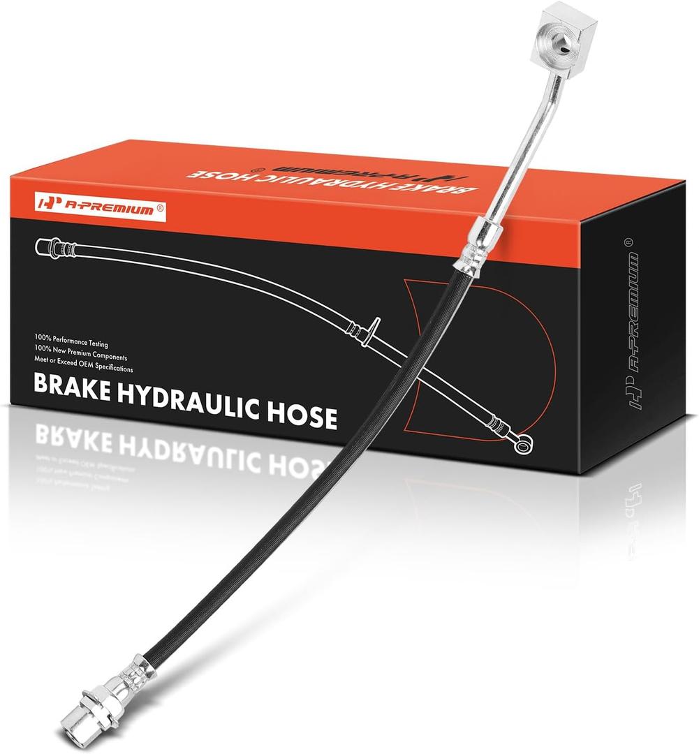 A-Premium Front Driver Side Brake Hydraulic Hose Compatible with Ford Models - Mustang 1999-2004 - Replace# F9ZZ2078AA