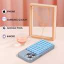 Silicone Suction Cup Phone Case Mount Double Sided, Phone Accessories Hands-Free Strong Grip Holder for Selfies and Videos