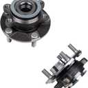 KUSATEC 2pcs 513298 Front Wheel Bearing Hub Assembly for 2008-2013 Nissan Rogue 2014-2015 Nissan Rogue Select 2007-2012 Nissan Sentra, 5 Lug Bolts/Encoder ABS