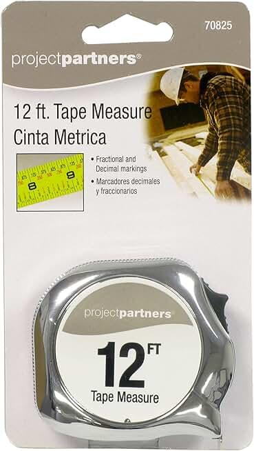 Project Partner 70825 12-Foot Tape Measure