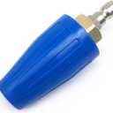 YOKING Turbo Nozzle Pressure Washer Accessories 360° Rotating Spray, 4000 Psi, 2.5 GPM, 1/4 Inch Quick Connect Washer Attachment for Cleaning Brick, Concrete and Vinyl Surfaces(Ceramic Orifice 2.5)