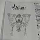 Wellmet 2-Lights Bronze Wall Sconce, Retro Wall Light, Bathroom Vanity Wall Lamp, Wall Light Fixtures for Living Room, Bedroom, Hallway, Bathroom, Stairway, W-18in (Bulb not Include), 18.1 inches x 8.9 inches x 12.4 inches