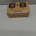 16 Pack Replacement Filters for 360 CupCake Ceramic Pet Fountain, GISOFIK Cat Water Fountain Filter, Triple Filtration Pet Fountain Filter, Ceramic Cat Fountain Filters with 4 Foam Sponges