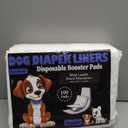 Dog Diaper Liners Booster Pads for Male and Female Dogs, 100ct, Super Absorbent Disposable Belly Band Liners for Male Dogs fit Most Types of Dog Diapers,Wraps (Regular)