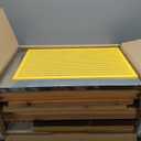 BeeCastle 8 Frame Langstroth Bee Hive Coated with Beeswax Includes Beehive Frames and Waxed Foundations (1 Deep Box & 1 Medium Box)