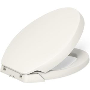 KOHLER Purefresh Elongated Toilet Seat, Biscuit