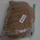 Lelepet Warm Dog Coats for Large Dogs Waterproof Dog Jacket Reflective Pet Fleece Vest Windproof Cold Weather Coats with Adjustable Buckle & Leash Hole, Brown, L