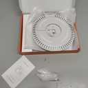 Kinwin 30W Fast Charging Dock for Meta Quest 3S/3/2, Magnetic Charger Station Stand for Oculus Quest 3S/3 Accessories with 11-Color RGB Light, 2 Rechargeable Batteries & Covers (Round/White)