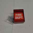Fire Department Box With Lock Hole Red Heavy Duty Stell