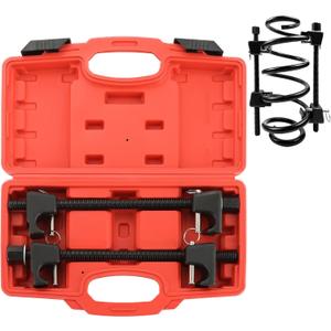 NYXOVA Macpherson Strut Spring Compressor, 2pcs Heavy Duty Coil Spring Compressor Strut Remover Installer Tool, 21mm Socket 1/2" Drive Safe Universal Set for Struct Spacer Assembly/Shock Installation