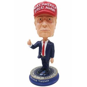 President Donald T Bobblehead with MAGA Hat (Large 7 inch）