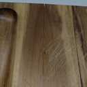 Acacia Wood Cutting Board (17x13x1.5in) and Wooden Butcher Block, Chopping Board - Reversible Multipurpose For Meat, Cheese Board, Vegetables, Bread...with Juice Groove, Cracker Holder & Inner Handles