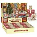 The Jigsaw Puzzle Advent Calendar Christmas Celebration 1008 Total Pieces (Set Of 2)