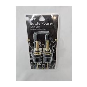 3 x THE BAR Bottle Pourer W Cap 2CT, 2 CT