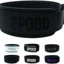 2POOD 4" Weightlifting Belt | CrossFit Weightlifting Belt | 4-inch Wide and Built for Support, Flexibility, and The Ability to Cross Train Easily (XS (29.5" - 31.5"), Black)