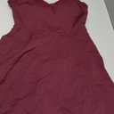 Womens Workout Tennis Dress with Built in Shorts and Bra Athletic Golf Activewear for Exercise (Burgundy) XS
