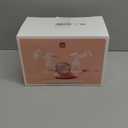 NCVI Electric Breast Pump 8782, Portable Hospital-Grade Double Pump with 4 Modes & 9 Levels, Anti-Backflow, Rechargeable Quiet Breastfeeding Pump for Efficient Comfortable Use at Home, Work or Travel (2200mAh, Pink)