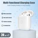 Wireless Charging Case for AirPods 1st / 2nd gen Only, Replacement Charger Case Compatible with Air Pod 1/2 Gen, Earbuds Not Included