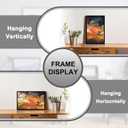 FULDGAENR 11x17 Picture Frame, Black Frames for 11 x 17 Inch Photo Poster