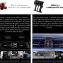 B&DOG XSIN Car Phone Holder for Toyota Corolla 2014 2015 2016,Mobile Upgraded Adjustable Gravity Dedicated Mobile Holder,Center Console Mounting Base,with Smartphone. (Black-B)