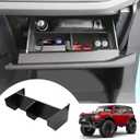 Mabett Glove Box Dividers Organizer for Ford Bronco Accessories 2021 2022 2023 2024 2/4-Door, Use Dividers to Organize Center Console Interior Storage box (Not for Bronco Sport)
