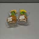 2 x Positive Emotional Support Crochet Corn Poppy Flower Plant  Thank You Appreciation Gift for Women, Men, Mom, Teacher, Coworker, Friend