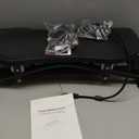 Pilates Balance Board with Resistance bands - Portable Ski Machine Featuring Lcd Monitor, Wobble Board and Balance Pad 330 lbs Capacity Waist twister (Black)