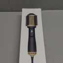 Hair Dryer Brush Blow Dryer Brush in One, 4 in 1 Hair Dryer and Styler Volumizer with Oval Barrel, Professional Salon Hot Air Brush for All Hair Types, Gold