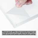 Acrylic Picture Frame 4x6, Double Sided Photo Frames for Refrigerator with Magnetic Corners, Transparent Acrylic Frame for Desk or Tabletop Display Family,Wedding, Baby Pictures(2 Pack)