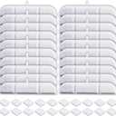 20 Packs Replacement Filters for DownyPaws Pet Wireless Cat Water Fountain 84oz/2.5L, Filter for Cat and Dogs Water Fountain DPWFP6(20 filter + 20 prefilter)