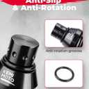 KEMIMOTO Whip Lights Spring Mounting Base LED Whips Spring Base Quick Release for UTV ATV Boat Offroad Side-by-Side Compatible with Polaris RZR Can-Am Maverick X3 Sportsman, 2pc