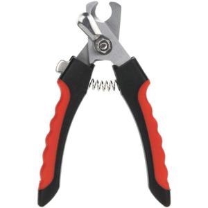 Pet Nail Clipper Pet Toe Care Stainless Steel Dogs Cats Claw Nail Clippers Cutter Nail File Portable Trim Nails Pet Products 1Pcs Red Black