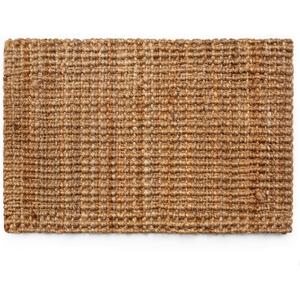 Handwoven Jute Rug - 2'x3', Natural Fiber Area Rug, Eco-Friendly, Durable, Versatile Accent Rug for Living Room, Bedroom, or Entryway, Boho Decor, Rustic Charm, Reversible, Easy to Maintain
