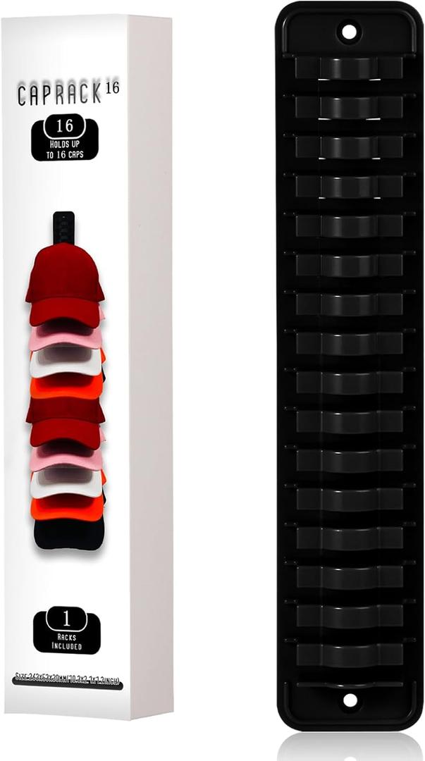 Hat Racks Hat Organizer Hat Storage for Baseball Caps Hold Up to 16 Hats