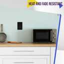 ENERLITES Matte Black Light Switch with Screwless Wall Plate, Decorator Paddle Rocker Wall Switch, Single Pole, Grounding Screw, Residential Grade, 15A 120V/277V, UL Listed, 91150-MBK10P (10 Pack)