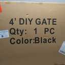Pool Fence DIY by Life Saver Self-Closing Gate Kit, Black (Pack of 1)