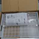 bukfen Under Sink Organizer, Pull Out Cabinet Organizer 2-Tier Slide Out Sliding Shelf Under Cabinet Storage Multi-Use for Under Kitchen Bathroom Sink Organizers and Storage,White,1 Pack