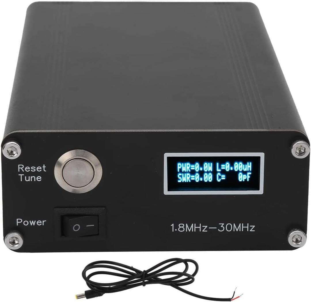 ATU-100 EXT Antenna Tuner for Ham Radio, GOOZEEZOO V3.2 1.8-55MHz Automatic Antenna Tuner by N7DDC 7x7,100W Open Source