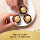 Ferrero Rocher Gourmet Hazelnut Milk Chocolate Gift Box, 16 Individually Wrapped Chocolates, 7 oz