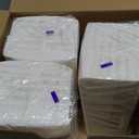 JOLLY CHEF 200 Pack Disposable Paper Napkins, Soft Bathroom Napkins for Guests, 2-Ply White Paper Hand Towels for Halloween, Wedding, Thanksgiving