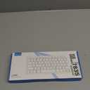 OMOTON Wireless Keyboard for Mac, Keyboard for Mac, Stable Bluetooth & Ultra-Slim Portable, Ergonomic Design, Compatible with MacBook Pro/Air/iMac, Silverwhite