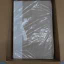 GRANNY SAYS Storage Bins with Lids, Decorative Storage Boxes, Clothes Stoarge Bins, Shelf Baskets, Closet Storage Bins for Clothing, Collapsible Storage and Organization, 2-Pack (White/Khaki)