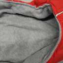 Lelepet Warm Dog Coat Waterproof Dog Jacket Reflective Fleece Vest with Adjustable Buckle Hook & Loop, Windproof Winter Jacket Dogs Coats for Small Medium Large Dogs, Red, XL