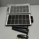 JAYNLT Solar Lights for Outside, 5 Lighting Modes Solar Flood Security Light with Motion Sensor & Dusk to Dawn&Remote, 6500K Street Lamps for Yard Garden,Shop - 2PACK