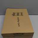 Laiensia 3-Tier Storage Carts,Multifunction Utility Rolling Cart Kitchen Storage Organizer,Mobile Shelving Unit Cart with Lockable Wheels for Bathroom,Laundry,Living Room,With Classified Sticker,Black