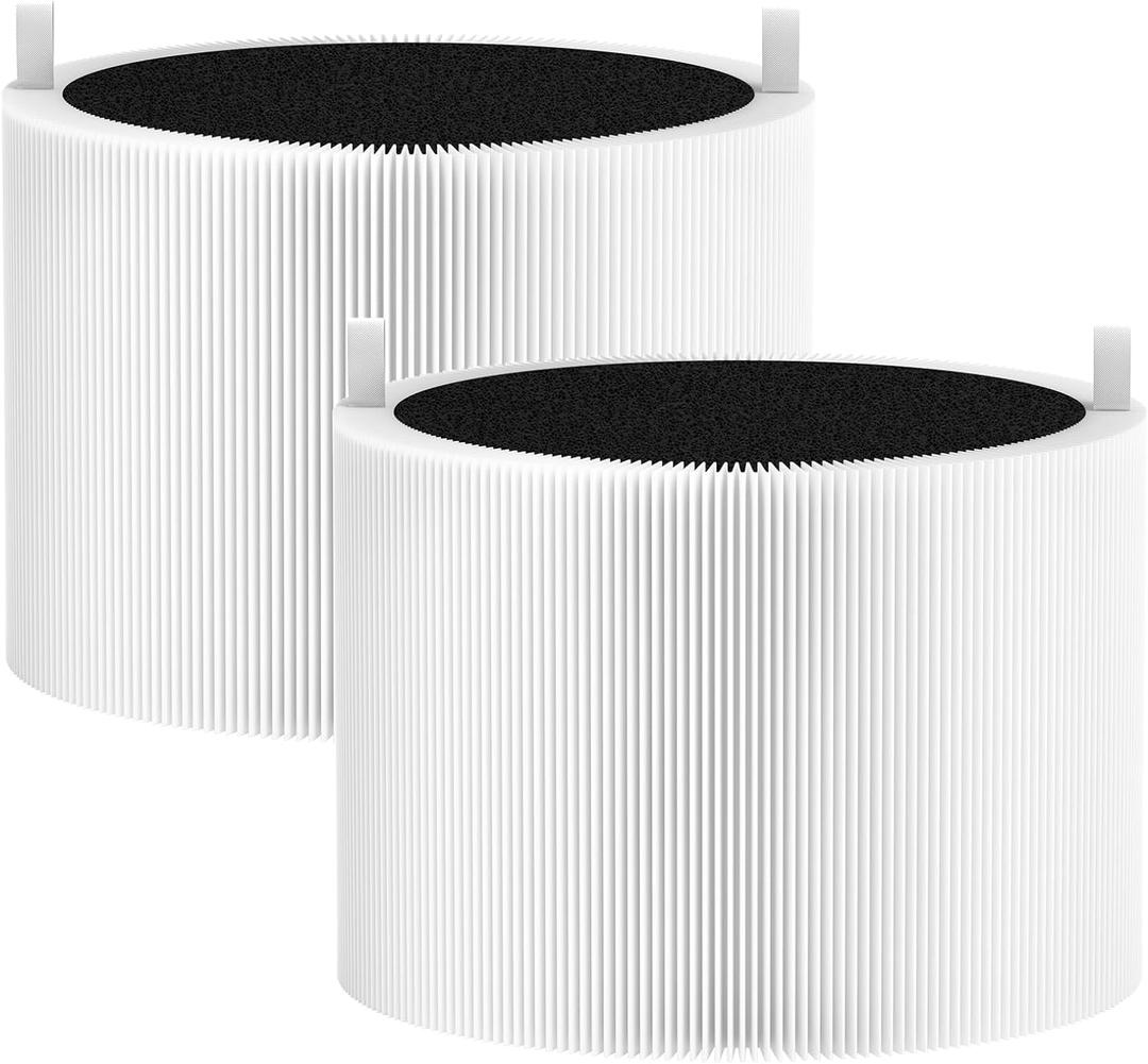 211i Max Replacement Filter for BLUEAIR Blue Pure 211i Max Air Purifier | Ture HEPA & Activated Carbon Replacement Filter, 2 Pack