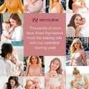 3 x Washable Nursing Pads 6 PCS Reusable Breast Pads for Breastfeeding Soft and Super Absorbent Nipple Pads with Laundry Bag & Travel Storage Bag for Postpartum Essentials - 4.7inch (Contoured Shape, 6PCS)