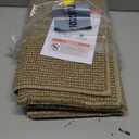 BEQHAUSE Dirt Trapper Door Mat 32" x 48", Non-Slip Washable Doormats Entrance Mat, Dirt Resistant and Absorbent Welcome Mat, Low Profile Floor Mats for Front Back Door and Entryway, Light Beige