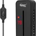 hygger Small Submersible Aquarium Heater 25W Mini Betta Fish Tank Heater with LED Display Adjustable Temperature for 2-5 Gallon Freshwater Saltwater Coral Reef Tanks